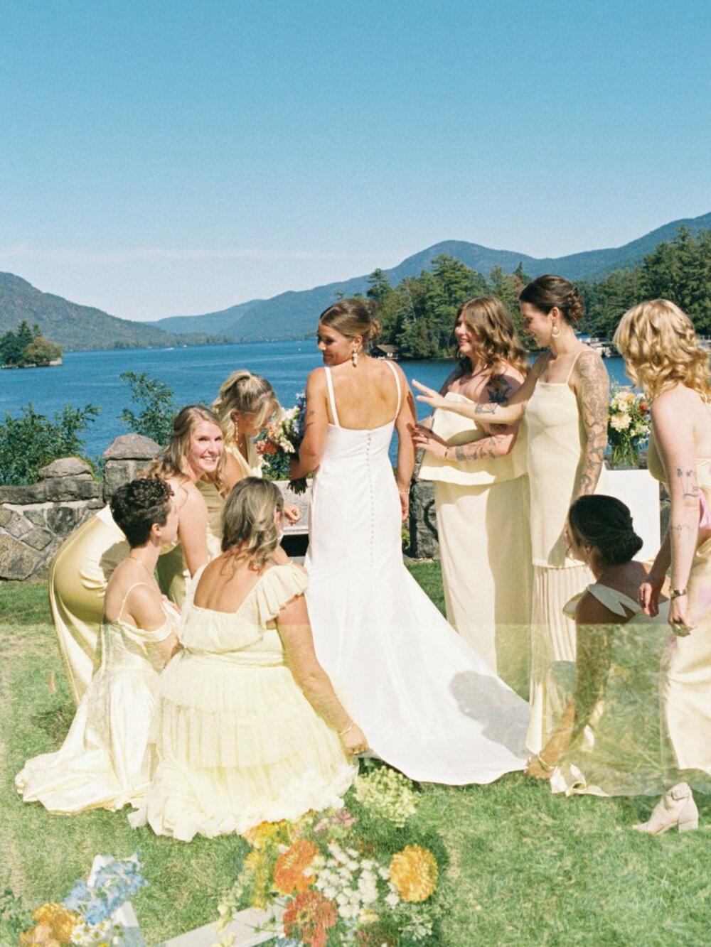 Show Me Your MuMu Butter Yellow Sleeveless Bridesmaid Dress - Picture 7 of 16